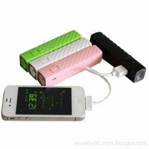 Mini power bank with 2600mAh
